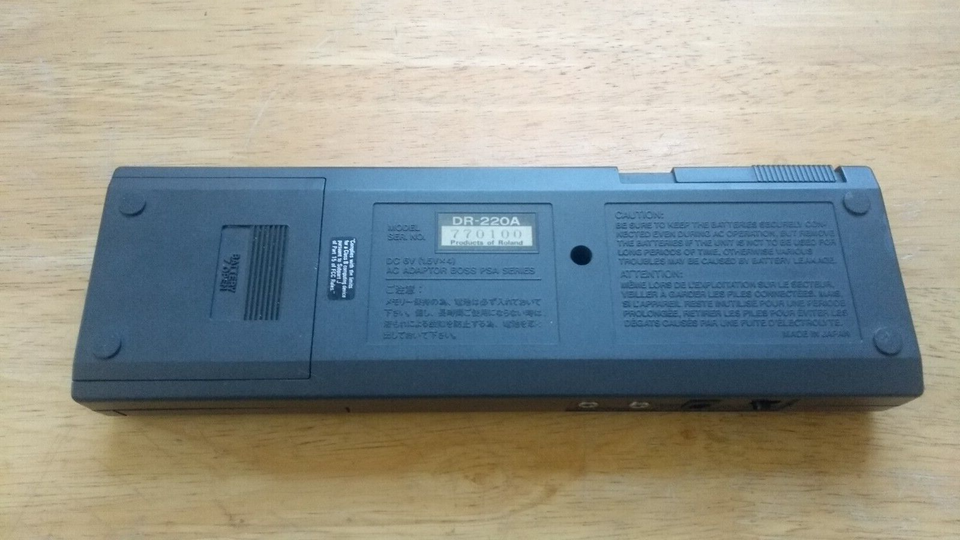 Boss DR220a Dr Rhythm Vintage Drum Machine Case and Manual eBay