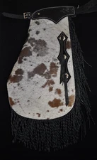 Custom Made Leather Chinks/Hair On Cowhide Chaps/Made In USA