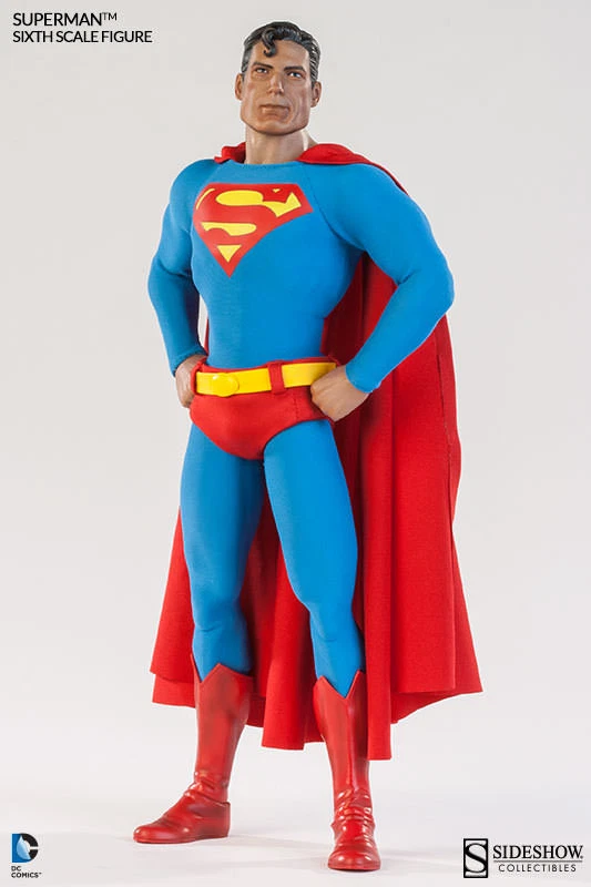 Boneco de ação SIDESHOW SUPERMAN DC COMIC VERSION MOS ESCALA 1/6 12 EM NOVO EUA - Imagem 4 de 4