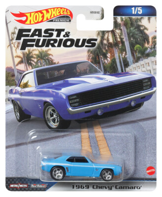 1969 Chevy Camaro Fast & Furious Premium 2023 in 1:64 Hot Wheels HKD24 HNW46