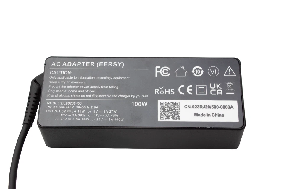 Cargador para computadora portátil Chromebook 100W 90W 65W 20V USB C para HP Dell Lenovo Acer Samsung Foto 4 de 4