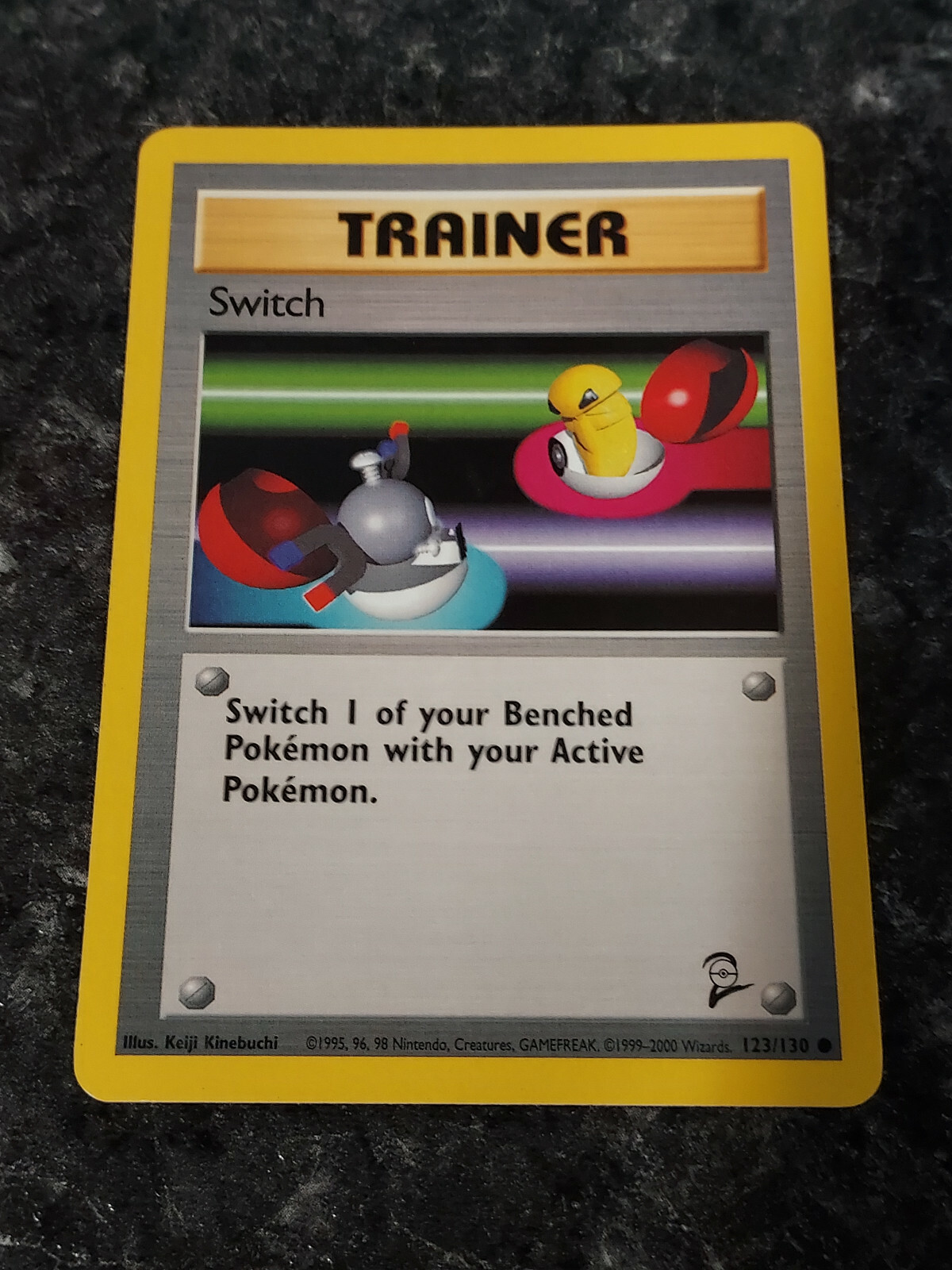 Switch - 123/130 Trainer - Base Set 2 Pokemon Card Nice!