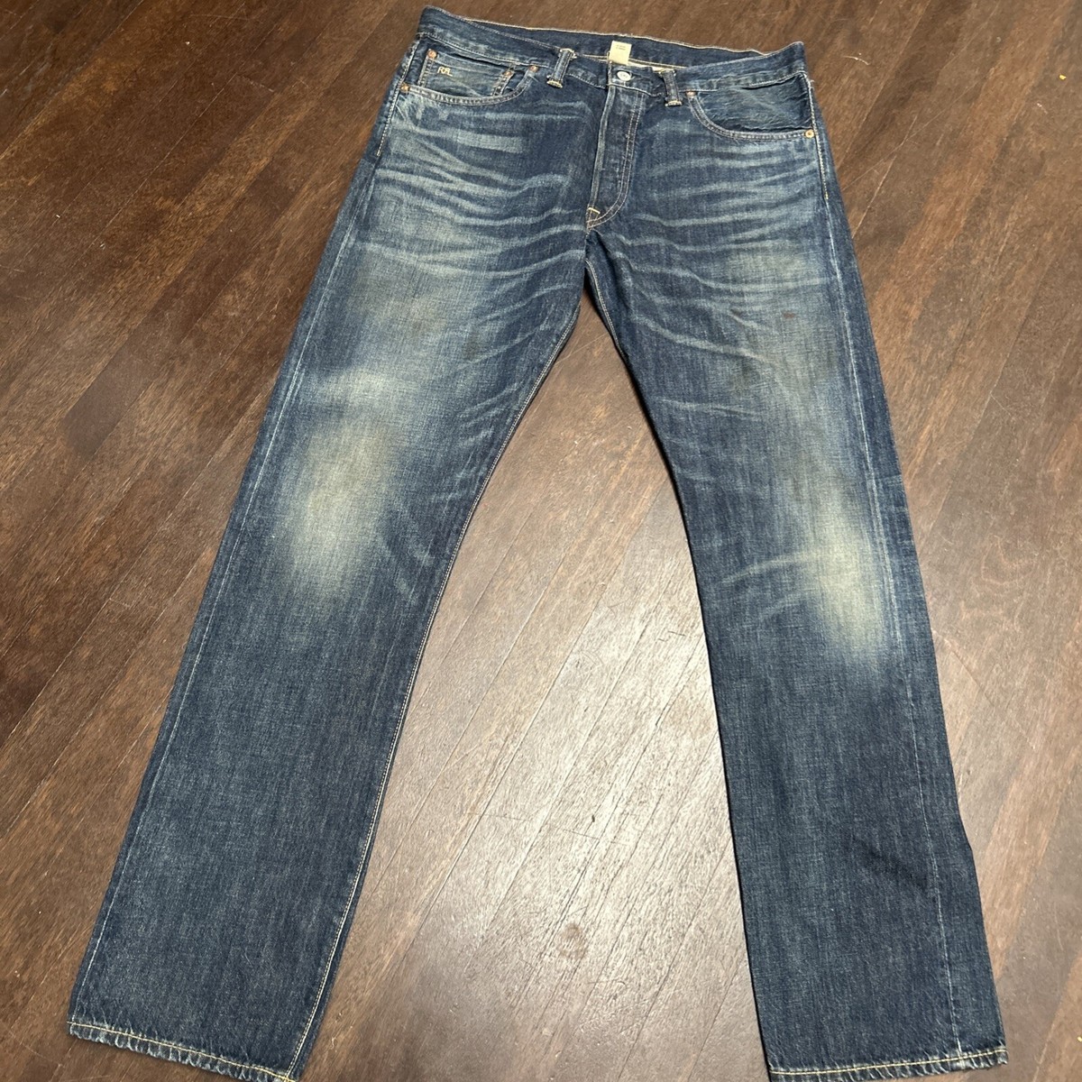 RRL Double RL Jeans Men's slim narrow Japan Woven Selvedge