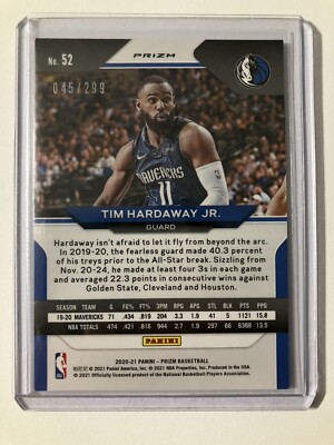 2020-21 Panini Prizm Red #52 Tim Hardaway Jr. /299 Mavericks | eBay