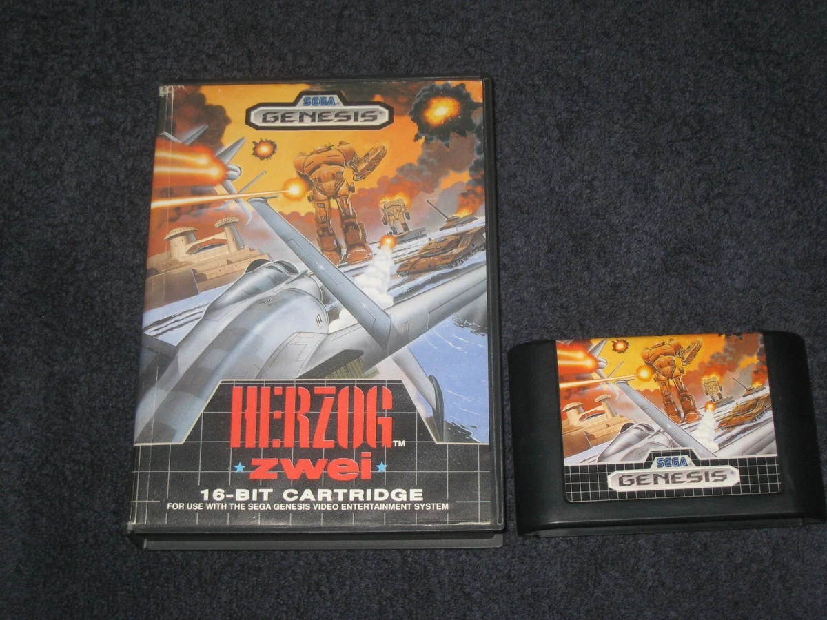 Jeu Vidéo Herzog Zwei Pour Mega Drive (Sega Genesis) - Version PAL Européenne - Bon état