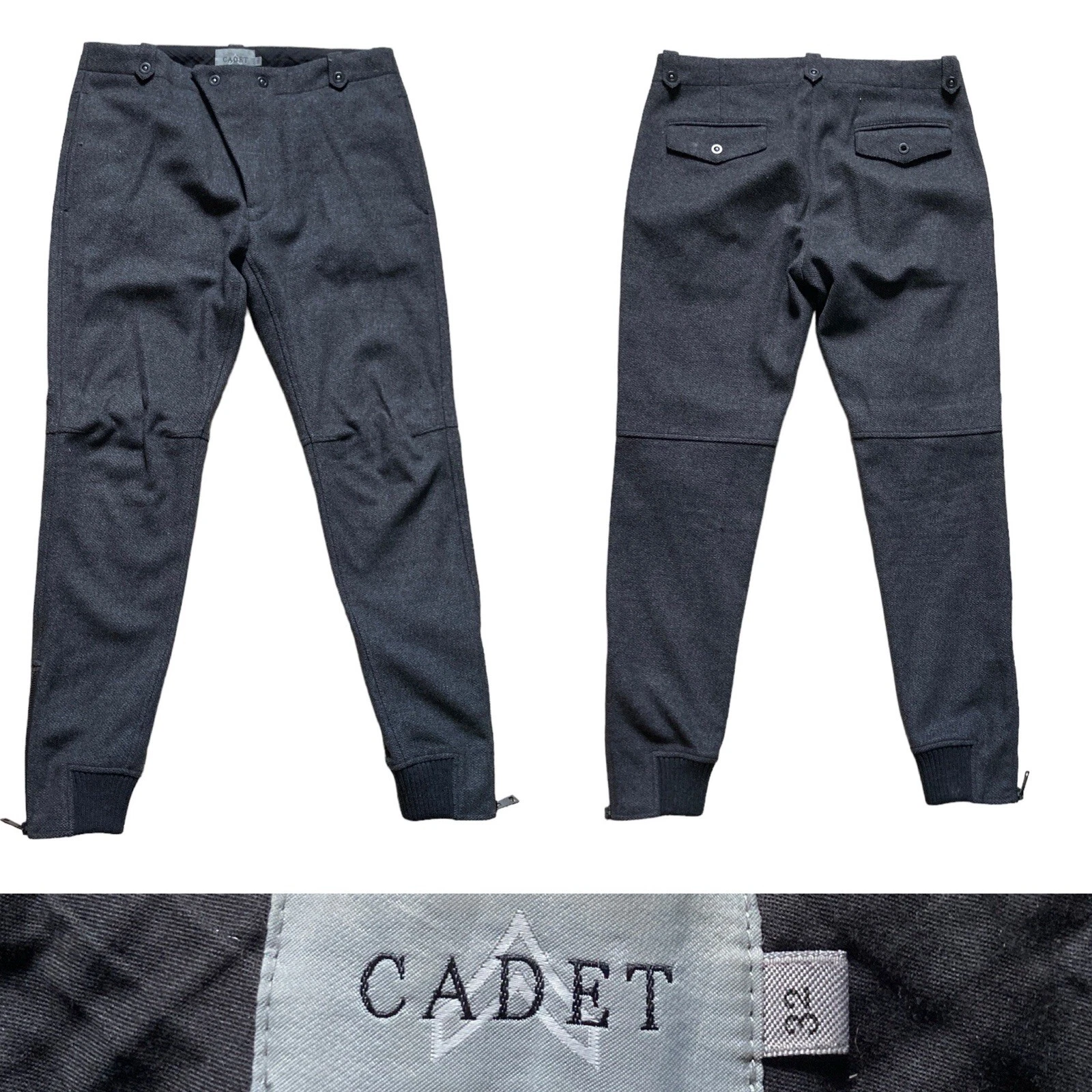 Cadet USA Wool Trouser Jogger Men’s size 32 in Grey
