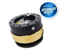 Nrg Ball Lock Quick Release Hub Steering Wheel Hub Nrg Srk-200bk-cg Gold Ring