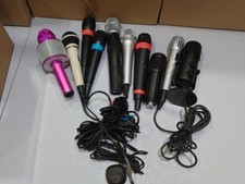 Lot of 10 Microphones - For Parts, Mixed Brands  Colors