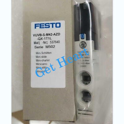 Festo VUVB-S-M42-AZD-QX-1T1L 537640 Solenoid Valve New FedEx or DHL or UPS
