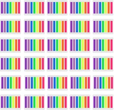 SIQUK 4200 Pieces Flag Tabs Colored Page Markers Sticky Index Tabs Page Flags, 3