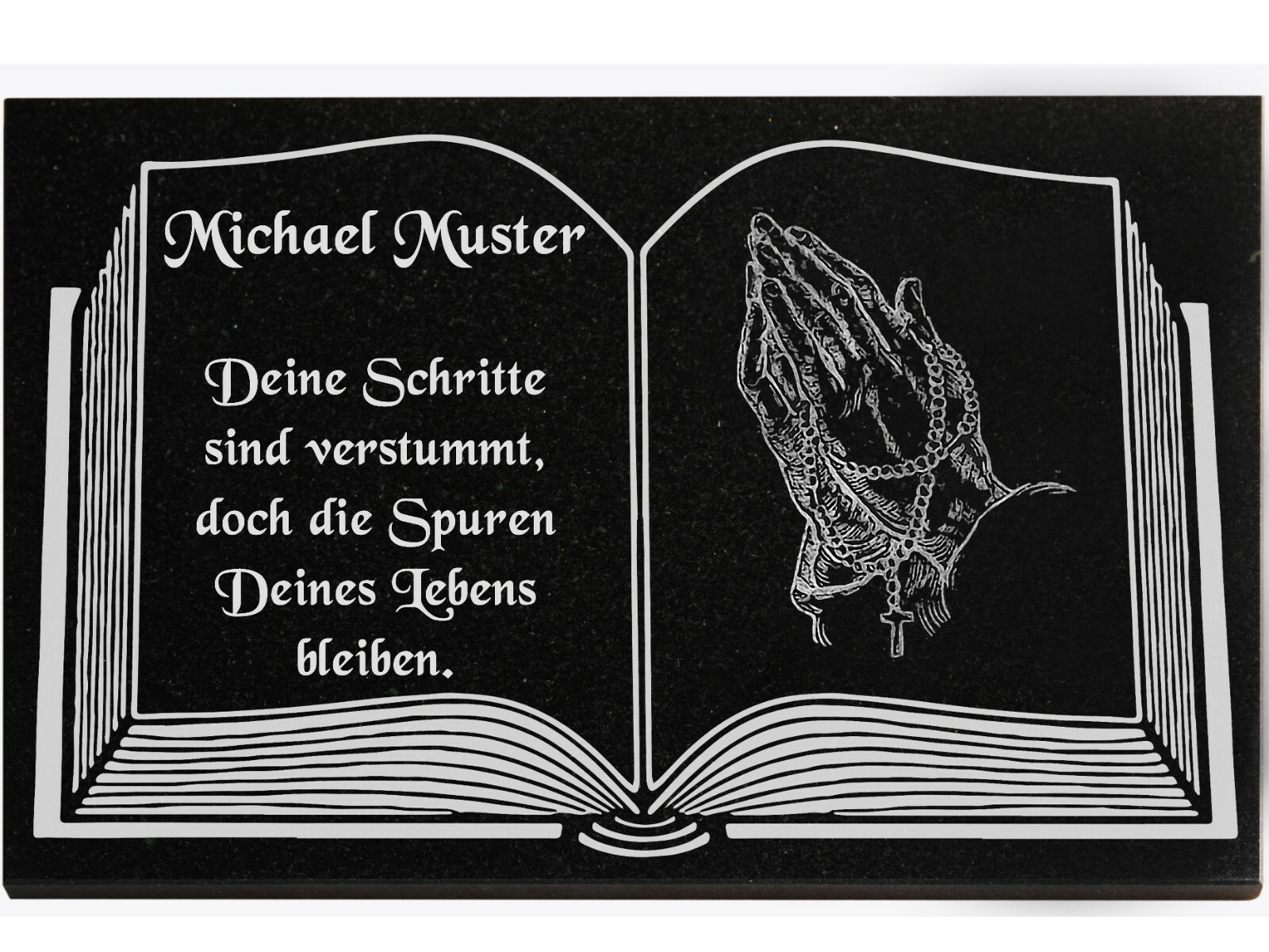 Grabschmuck Gedenkstein Grabstein betende H nde Buchmotiv Auf Granit grabschmuck-gedenkstein-grabstein-betende-h-nde-buchmotiv-auf-granit