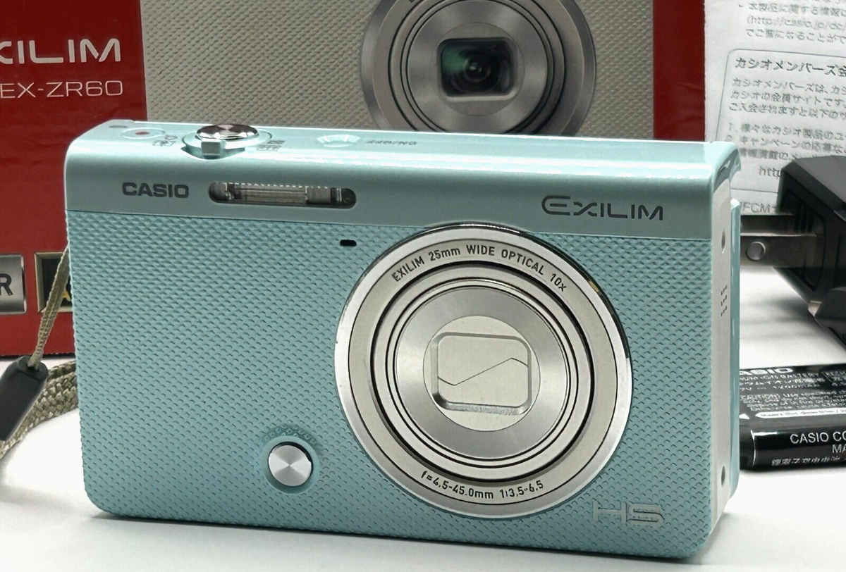 CASIO EXILIM HIGH SPEED EX-ZR60 Green 16.1MP Digital Camera [Near 