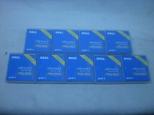 Lot of 9 Dell LTO 400gb/800gb Ultrium 3 data cartridges, Native and compressed