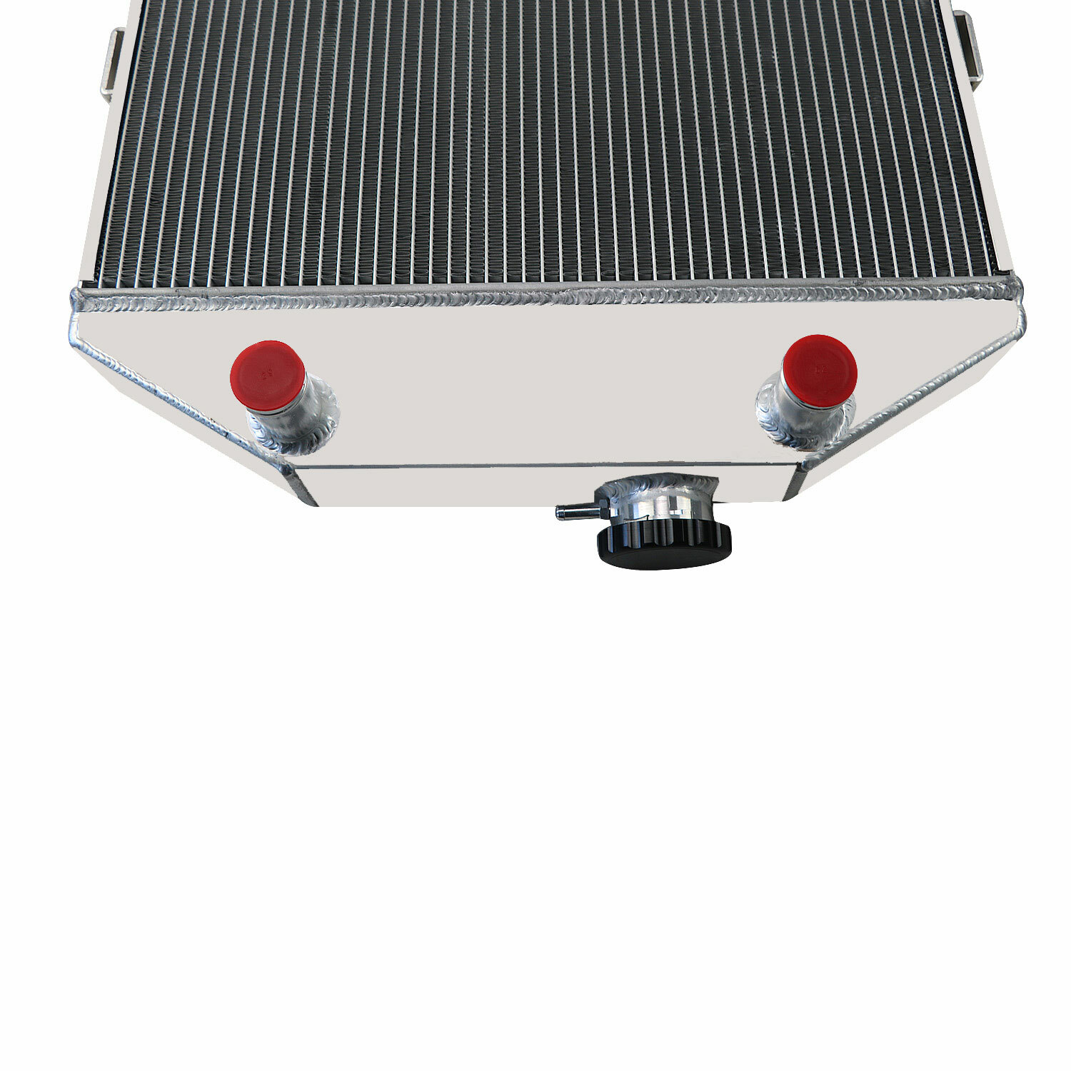Engine Radiator Decoration Aluminum 4Row Radiator For 1942-1948 Ford Super Deluxe Flathead 3.7/3 ...