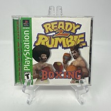 Sony PlayStation PS1 Ready 2 Rumble Boxing Tested Complete Registration Card