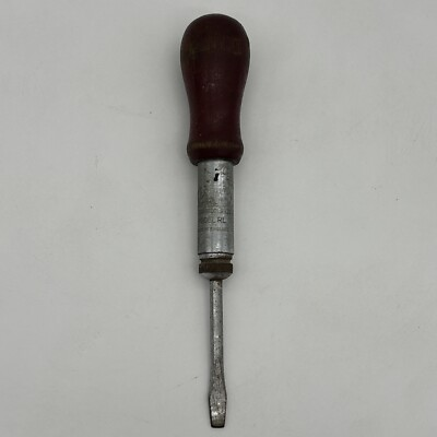 #ad #ad Vintage Guys Hand Tools Ratchet Screwdriver Model RL Made in England Flat Blade $14.99