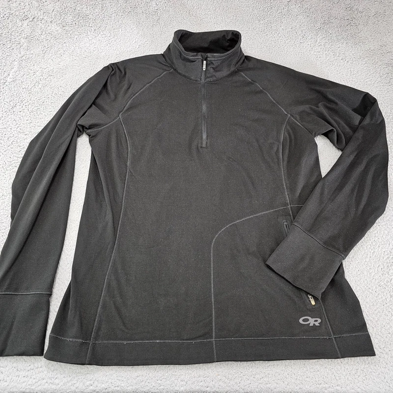 outdoor-research sweater 1/2 zip sweatshirt base-layer