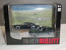 GREENLIGHT 56020 BULLITT STEVE MCQUEEN FORD MUSTANG + BADDIE CAR DIECAST DIORAMA