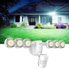 4000LM/10,000LM LED Motion Sensor Security Light Outdoor Dusk to Dawn Floodlight