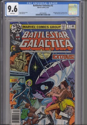 Battlestar Galactica #2 CGC 9.6 1979 Marvel Comics Pt 2 of 3 TV ...