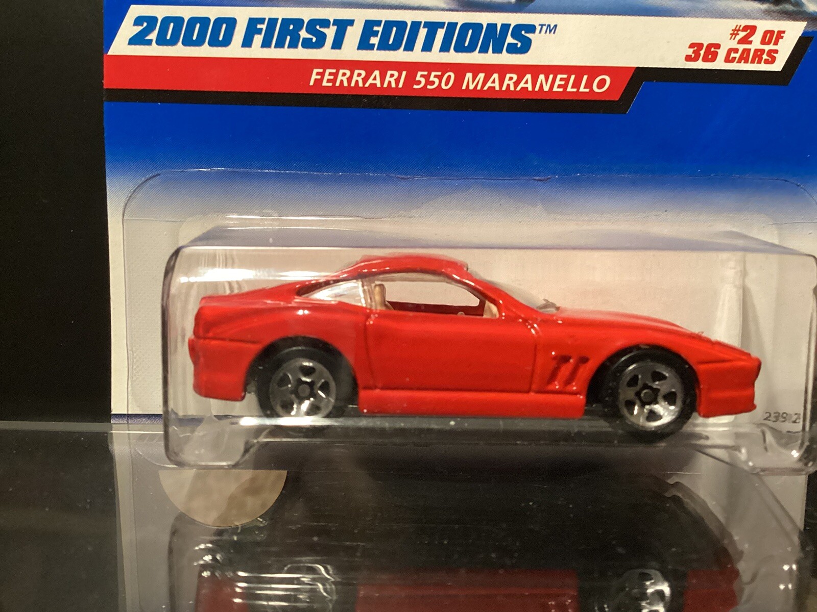 Hot Wheels Ferrari 550 Maranello C8 Diecast Car with Exclusive Bonus
