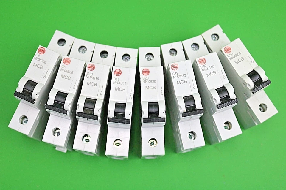Wylex NHX Series Type B Type C Single Pole MCB B6 B10 B16 B20 B32 B40 B50