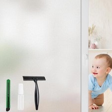 STATINT Frosted Window Privacy Film Heat Control UV Block 35.4 x 78.7 Inch