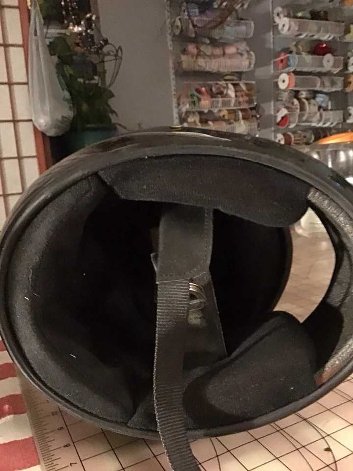 Casco de motocicleta clásico DOT Foto 3 de 4