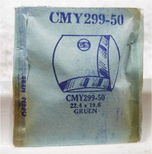 GS CMY299-50 Watch Crystal Fit Gruen - 22.4 x 19.6 mm - Replacement / Repair