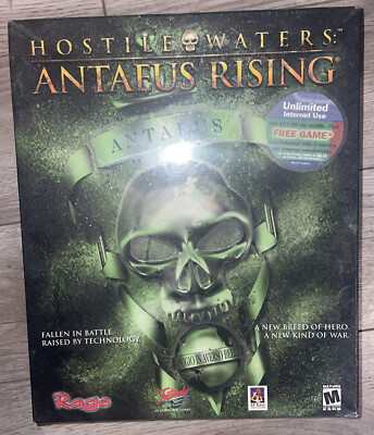 HOSTILE WATERS ANTAEUS RISING 2001 PC GAME NEW Sealed Big Box VTG Game Computer