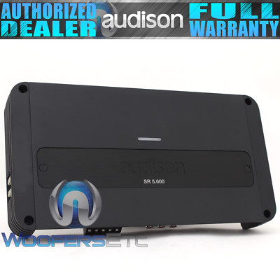 AUDISON SR5.600.2 5-CHANNEL 1000W COMPONENT SPEAKERS SUBWOOFER CAR AMPLIFIER NEW