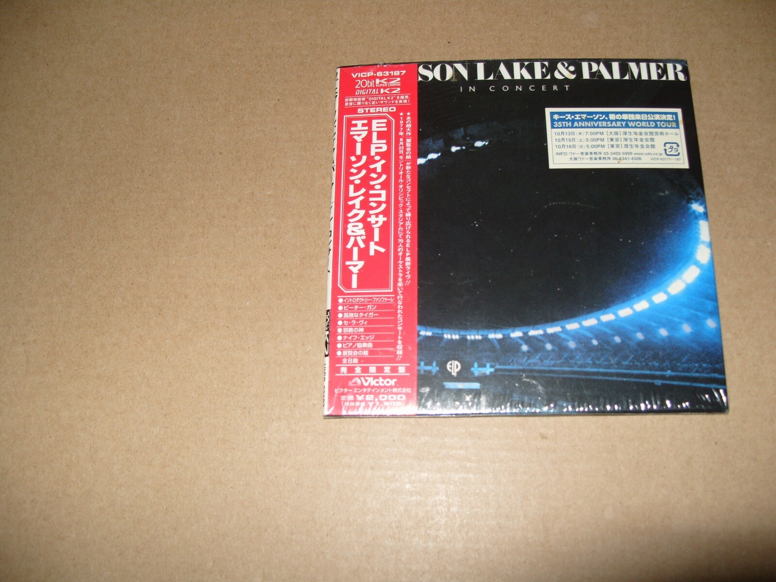 Emerson Lake & Palmer In Concert Mini LP Japan 2006 cd Near Mint Condition(L.S)