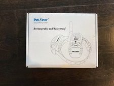 Two Petainer Dog Training Collars Waterproof Rechargeable Remote PET998DBB-2
