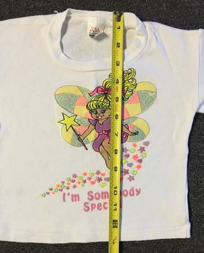 Vtg 80s Kids Im Somebody Special Faded Shirt S USA Funny Fairy Angel Cartoon 90s - Picture 11 of 11