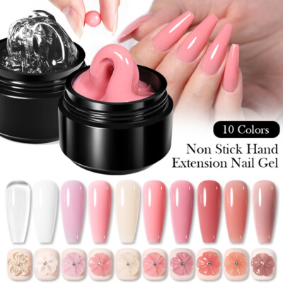 BORN PRETTY 15ml Non Stick Hand Extension Nail Gel Carving Solid Nail Polish