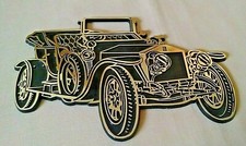 ROLLS ROYCE SILVER GHOST 1909 WALL PLAQUE VINTAGE INVICTA PLASTICS 1968 640