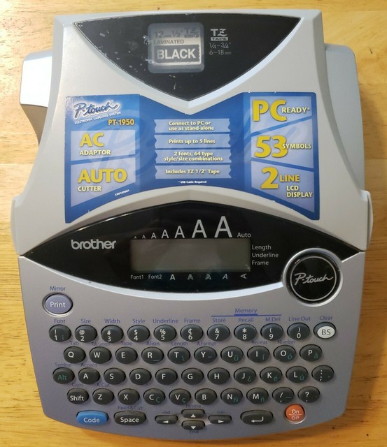 2 line label maker