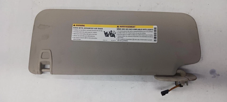 '07-'13 CHEVROLET SILVERADO 1500 right passenger Sun visor OEM  — 第 2/4 张图片