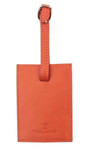 Prime Hide Leather Luggage Tag Suitcase Address label 12 Colour Choice - Picture 5 of 13