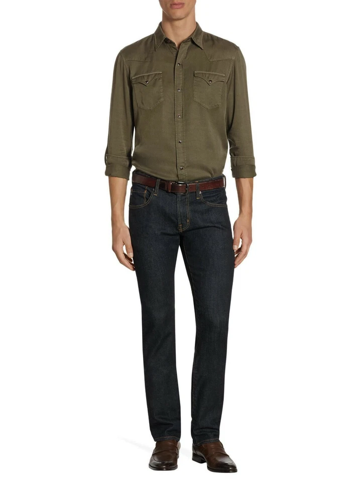 Ralph Lauren Purple Label Italy Mens Expedition Vail Western Button Down Shirt - Image 3 of 3