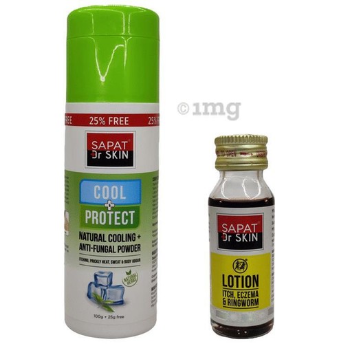 Sapat Combo [Lotion(24ml) & Cool Anti-Fungal Powder (100g)] Eczema ...