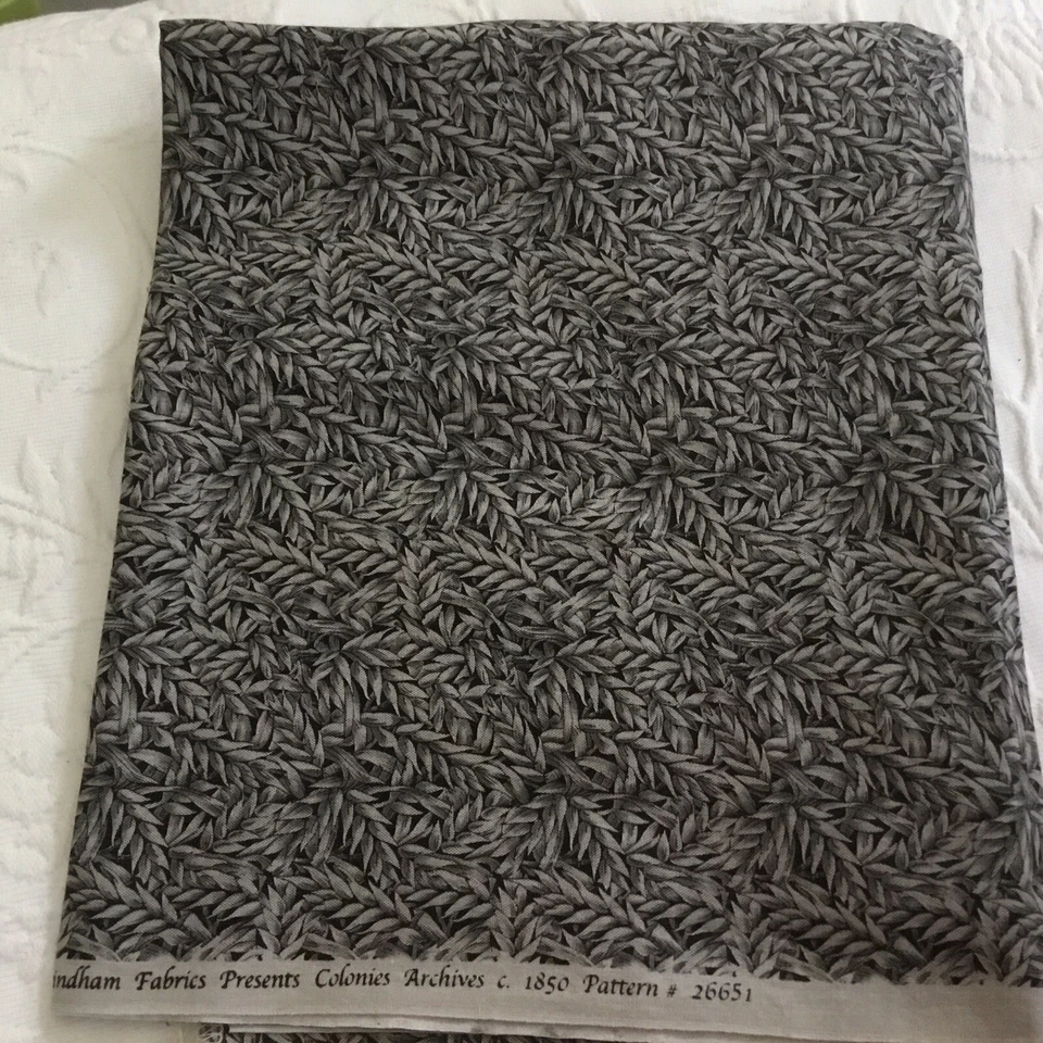 Windham Fabrics Colonies Archives c. 1850 Pattern 26651 Cotton Fabric 35” x 44” - Image 3 of 4