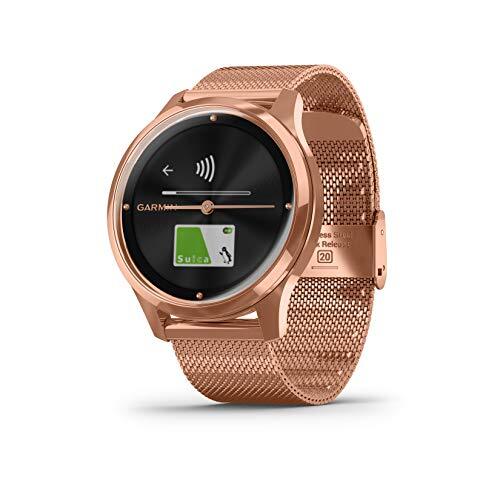 Garmin vivomove Luxe Hybrid Smartwatch 18K Rose Gold Garmin vivomove Luxe Hybrid Smartwatch 18K Rose Gold