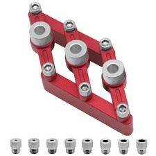 2X(Self Centering Dowelling Jig Woodworking Hole Drill Guide,Dowel Hole5318