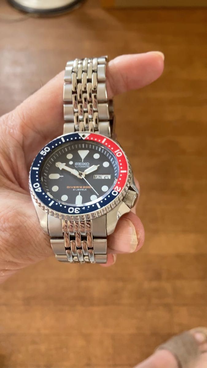 Seiko Navy Boy 7S26-0020 SKX009J1 Overhaul Diver Scuba 200m Automatic Mens Watch