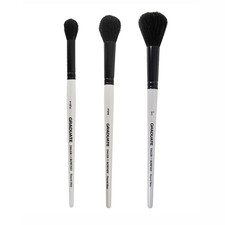 Daler Rowney Graduate Black Goat Round Mop Watercolour Paint Brushes