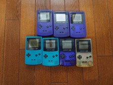 Wholesale Nintendo GameBoy Color GBC Lot of 7 Set random Console Vintage Junk