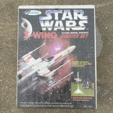 Vintage Estes Star Wars X Wing Model Starter Kit EST 1490 ROCKET ENGINES REMOVED
