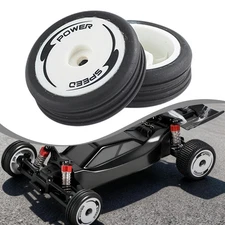 2Pcs 1/24 RC Car Front Tires Directly Replace Parts RC Upgrade