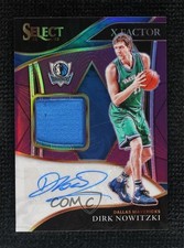 2021-22 Panini Select Purple Prizm 12/49 Dirk Nowitzki #XF-DNK Auto HOF 0g8q